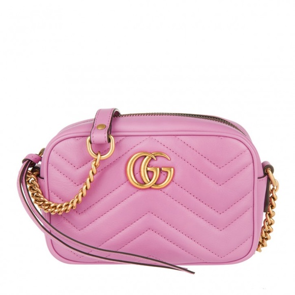 Gucci Handbags - Gucci, Mini Crossbody GG Marmont Matelassé
